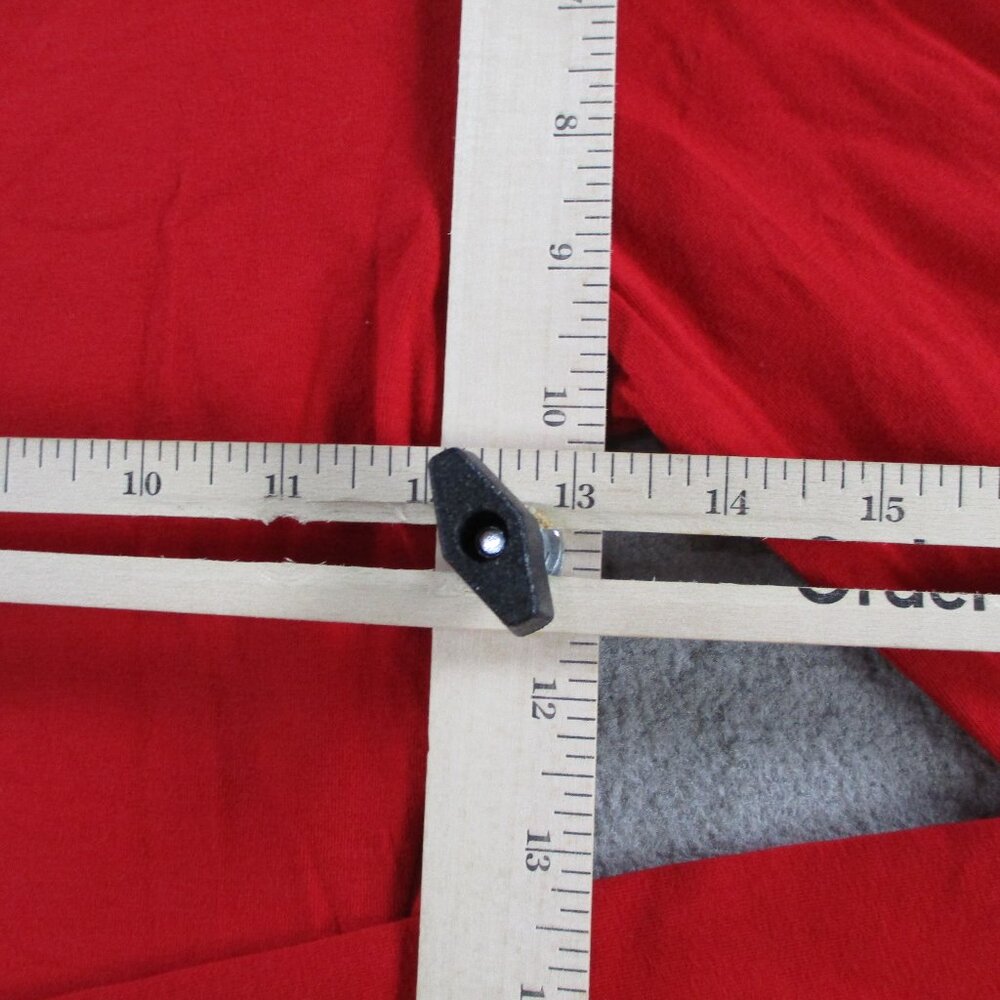 SKIMS Cotton Jersey Long Sleeve T Shirt Womens Small Cranberry Red NWT - Picture 5 of 9